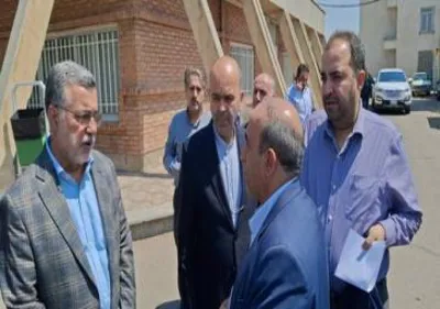 ازدید دکتر ظفرقندی از خوابگاه دخترانه در حال احداث دانشکده علوم پزشکی سراب